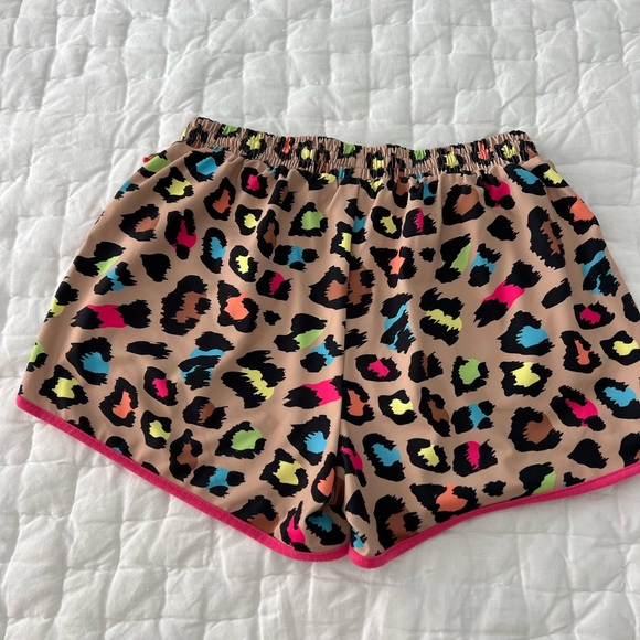 Colorful Jess Lea Leopard Print Women's Shorts - Picture 2 of 3